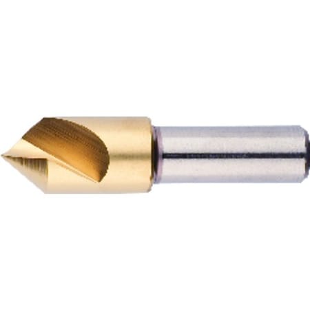Countersink, Series 1754, 1 Body Dia, 234 Overall Length, Round Shank, 12 Shank Dia, 1 Flutes